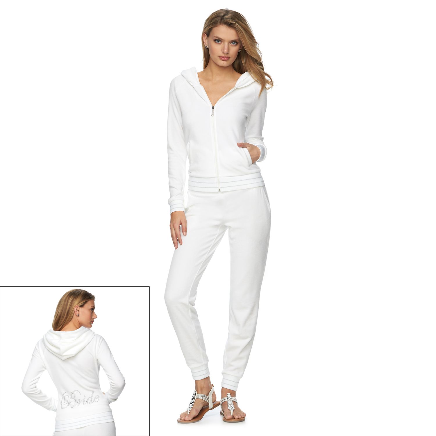 kohls velour tracksuit