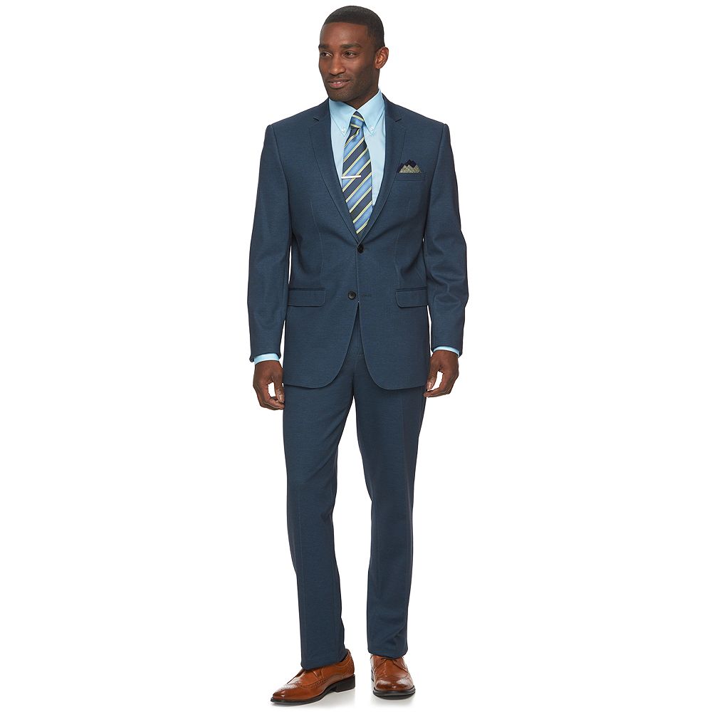 Men's Apt. 9® Knit Slim-Fit Navy Suit Separates