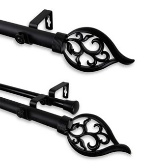 Rod Desyne Flora Window Curtain Rod Collection