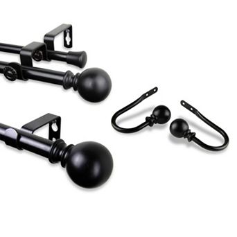 Rod Desyne Luna Window Curtain Rod Collection