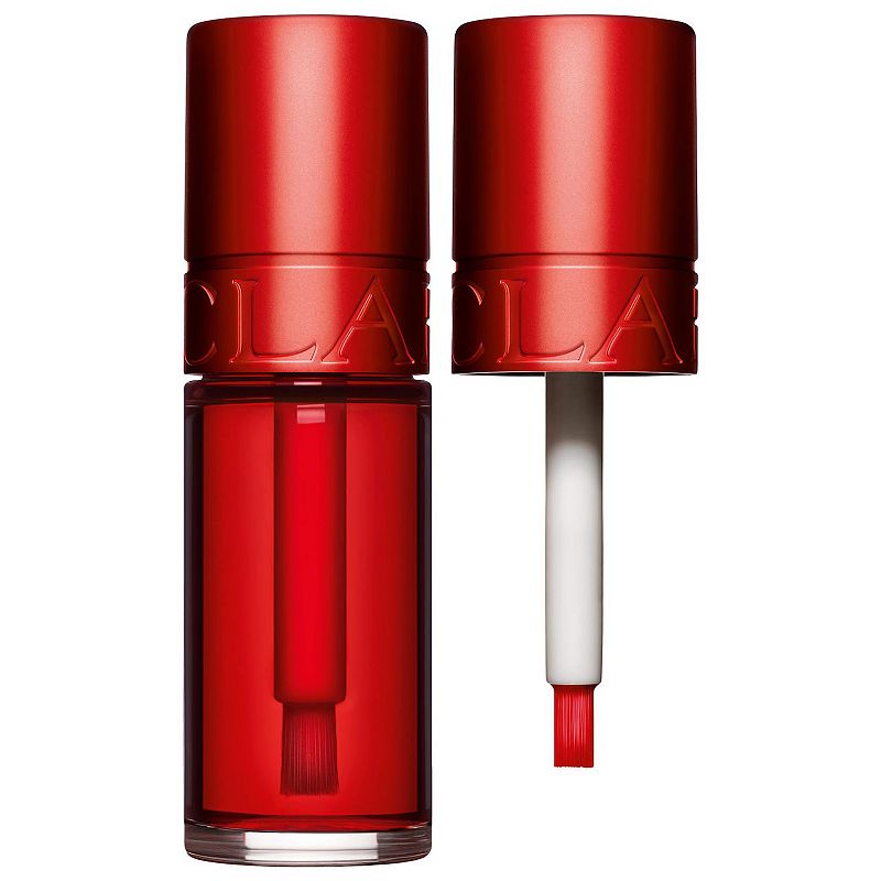 Clarins Hydrating Water Lip Stain Kiss-Proof & Matte Finish, Size: 0.24 FL Oz, Red Water
