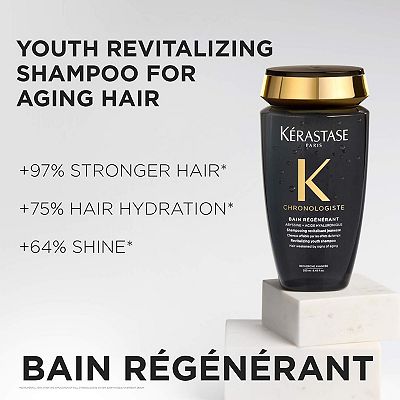 Kerastase Chronologiste Moisturizing Shampoo for Hair Repair and Shine