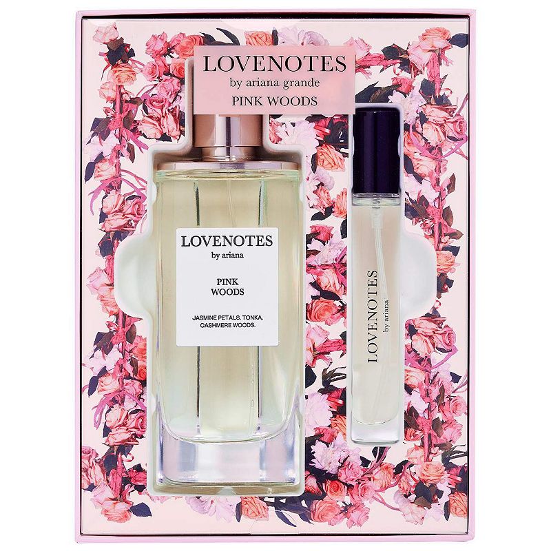 Ariana Grande LOVENOTES Pink Woods Perfume Set, Love Note