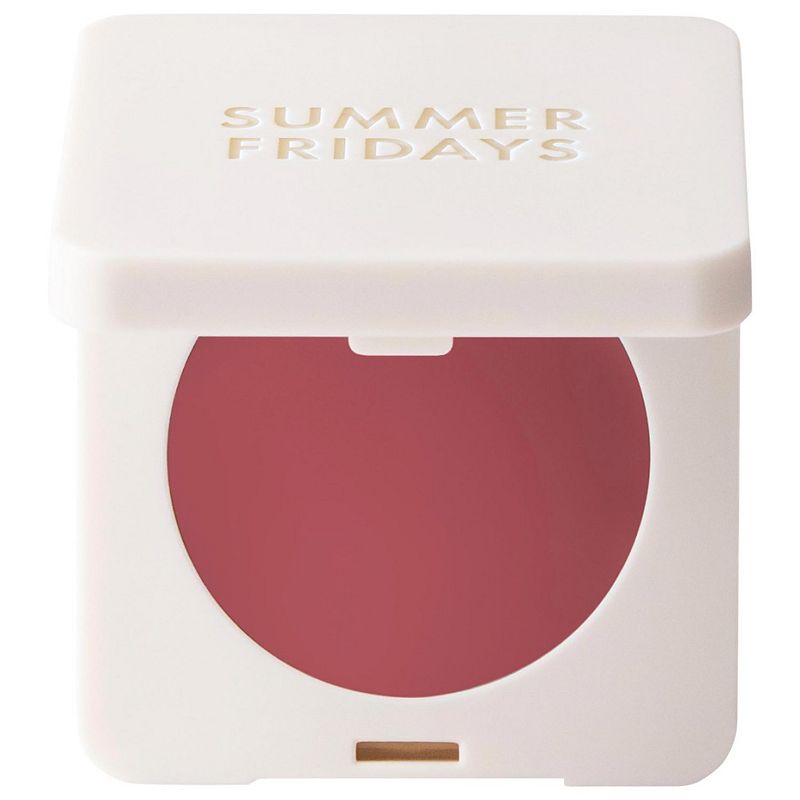 Summer Fridays Blush Butter Balm Hydrating Cream Blush with Peptides, Size: 0.14 Oz, Dusty Pink