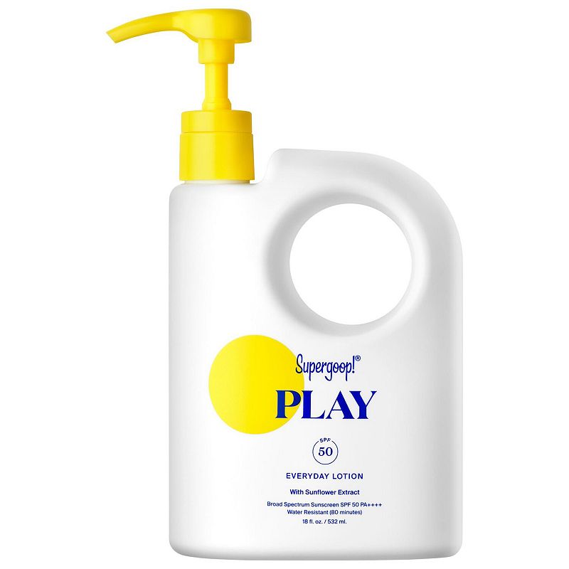 Supergoop! PLAY Everyday Lotion SPF 50 Face & Body Sunscreen, 
