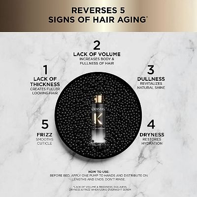 Kerastase Chronologiste Overnight Youth Serum for Dry, Thin, Aging