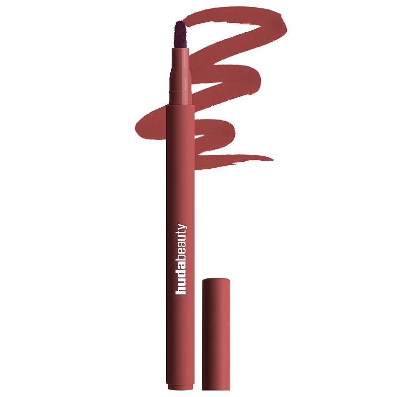 HUDA BEAUTY Lip Contour Lip Stain for 12-Hour Wear, Size: 0.03 FL Oz, Red