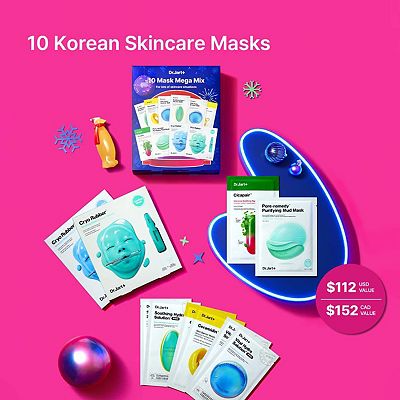 Dr. Jart Korean Face Mask 10 Pack Gift Set