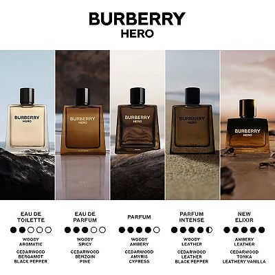 BURBERRY Hero Elixir de Parfum with Vanilla, Leather, and Cedarwood