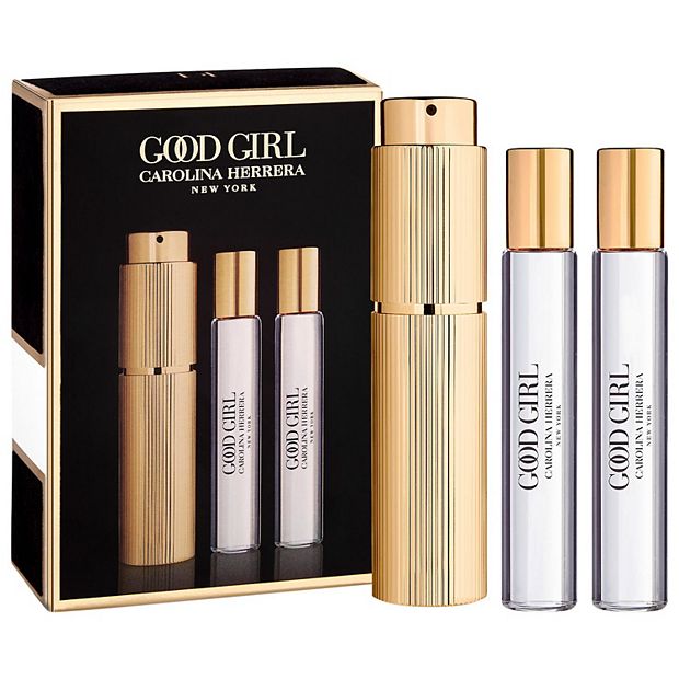 49【新品】CAROLINE ESTHELIFT GE 100ml 2本セット Carolina Herrera Good Girl Eau de Parfum Refillable Travel Spray Set