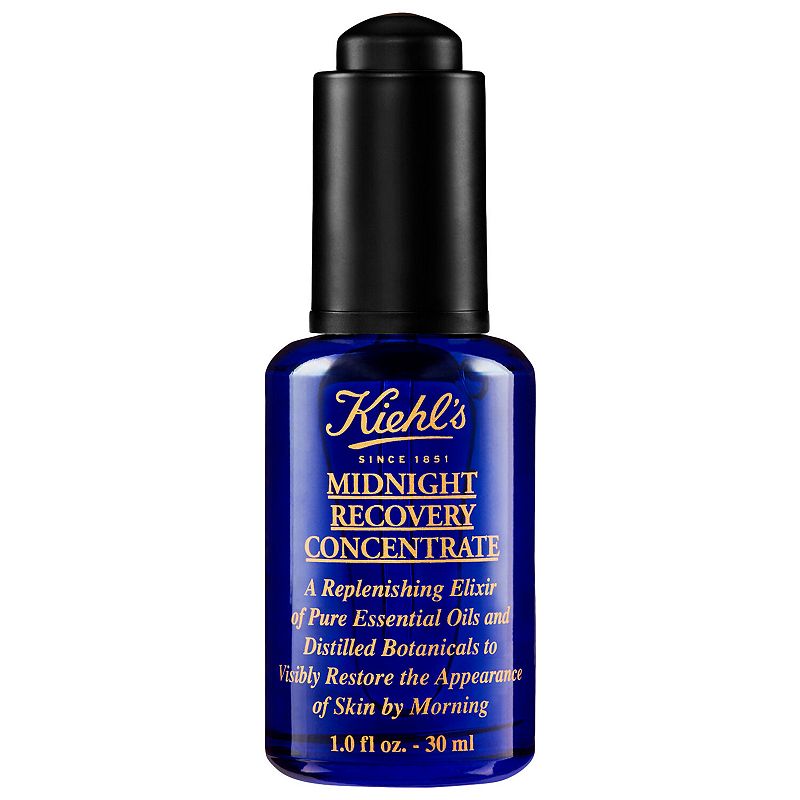 Kiehl's Since 1851 Midnight Recovery Concentrate Moisturizing Face Oil, 1-oz.