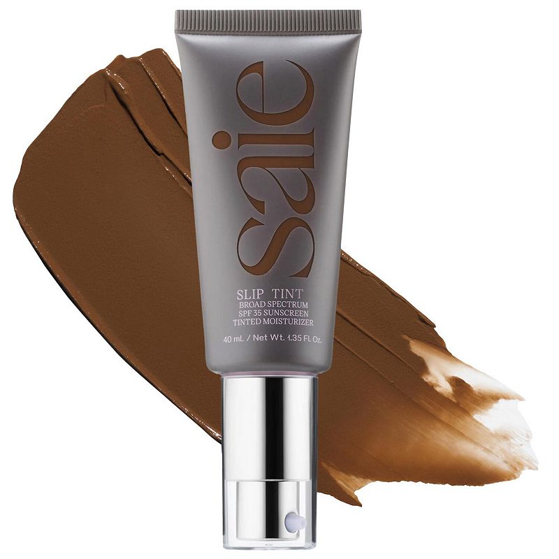 Saie Slip Tint Lightweight Tinted Moisturizer with Mineral Zinc SPF 35 and Hyaluronic Acid, Size: 1.35Oz, 10
