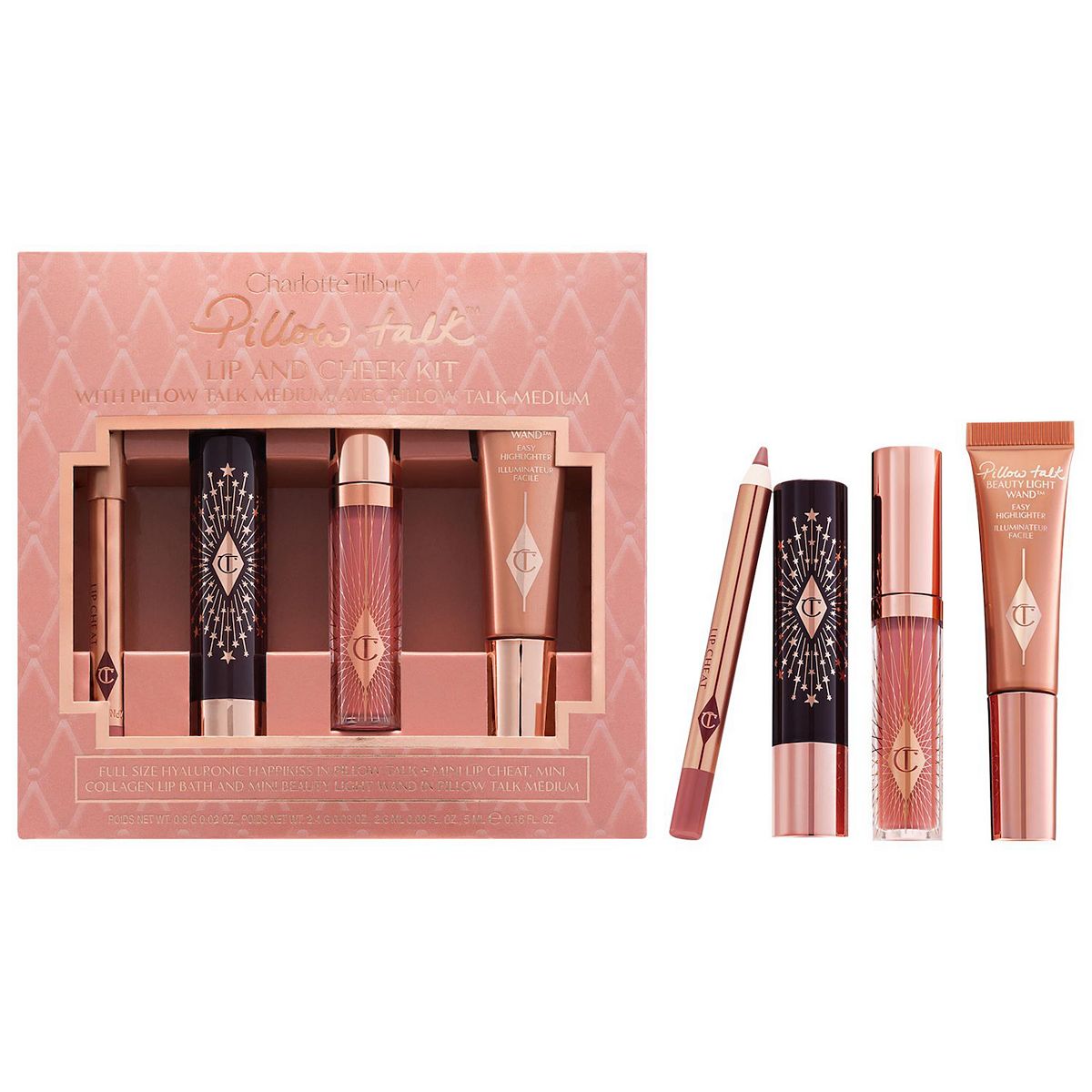 Charlotte Tilbury Pillow Talk リップ&チーク Charlotte Tilbury Pillow Talk Iconic Lip and Cheek Secrets Set