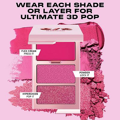 【福袋セール】 ONE/SIZE Palette Trio Blush 3D Clapper Cheek Starrr Patrick by 裁縫道具