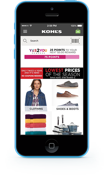 Kohl's App for iPhone, iPad & Android | Kohl's