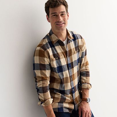 Flannels for men and young men