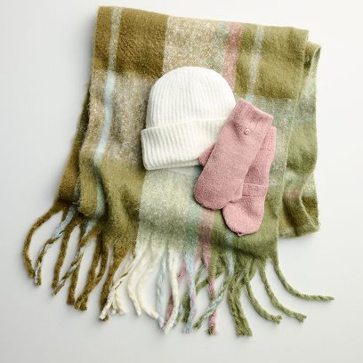 Cold-weather accessories for women offer