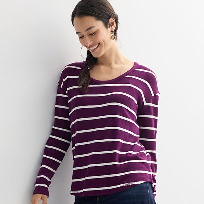 12.74 Cozy tops for women and juniors.