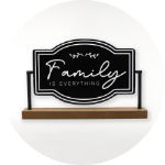 Family placard