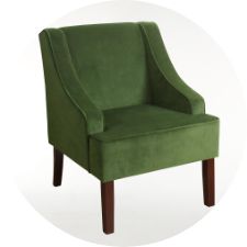 Patterned decorative chair