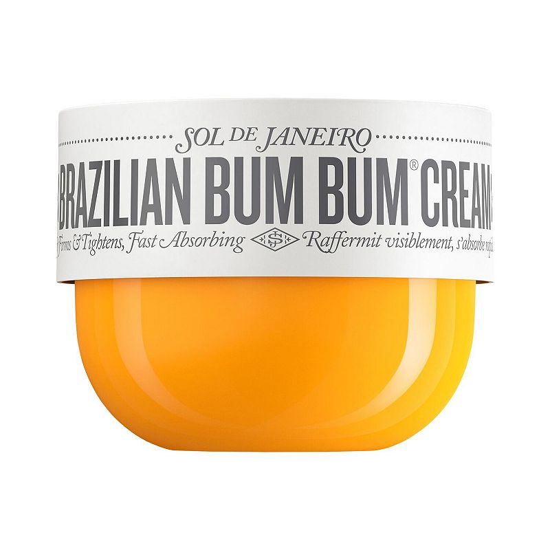 Sol de Janeiro Brazilian Bum Bum Visibly Firming Refillable Body Cream with Caffeine-Rich Guarana, 8.1 Oz