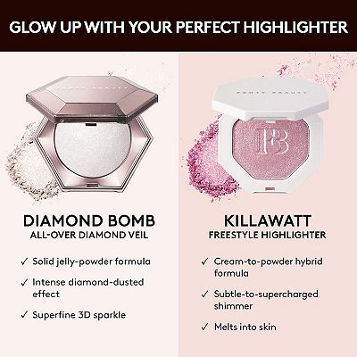 【Santo】FENTY BEAUTY HIGHLIGHTER Fenty Beauty by Rihanna Killawatt Freestyle Highlighter