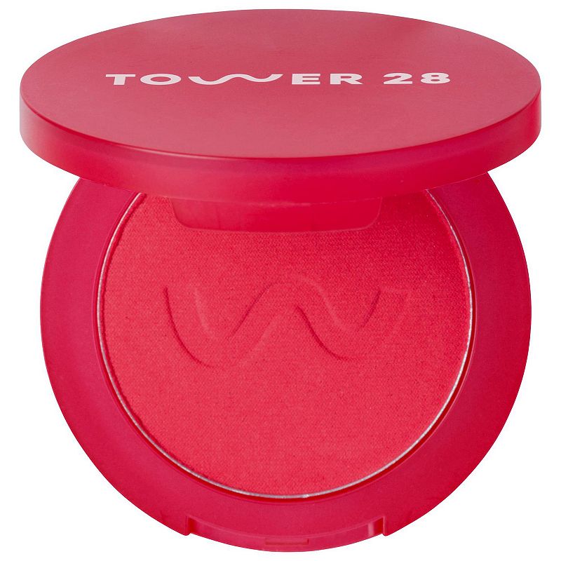 Tower 28 Beauty GetSet Blur + Set Matte Powder Blush, Size: 1.02 Oz, Sunset Shirley