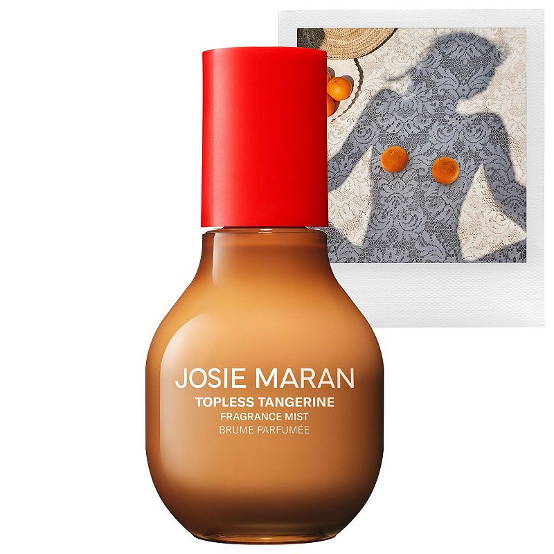 JOSIE MARAN Topless Tangerine - Body + Hair Fragrance Mist with 100% Natural Scents, Size: 3.4 FL Oz, Topless Orange