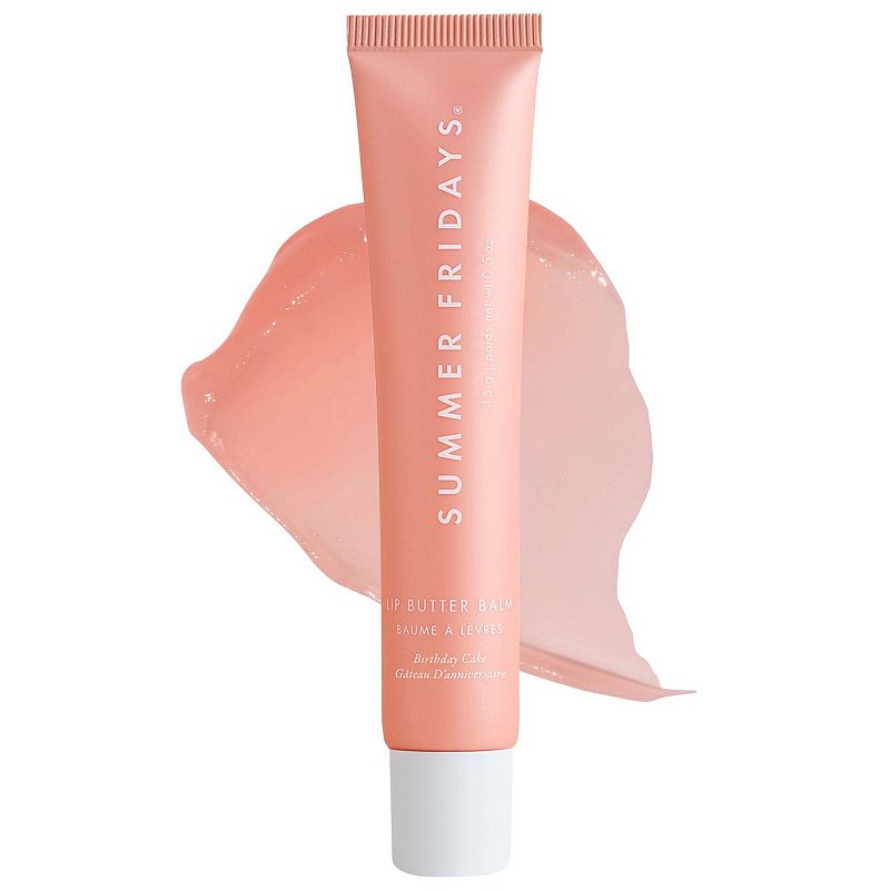 Summer Fridays Lip Butter Balm Treatment for Hydration + Nourishing Shine, Size: 0.5 FL Oz, Birthday Cake