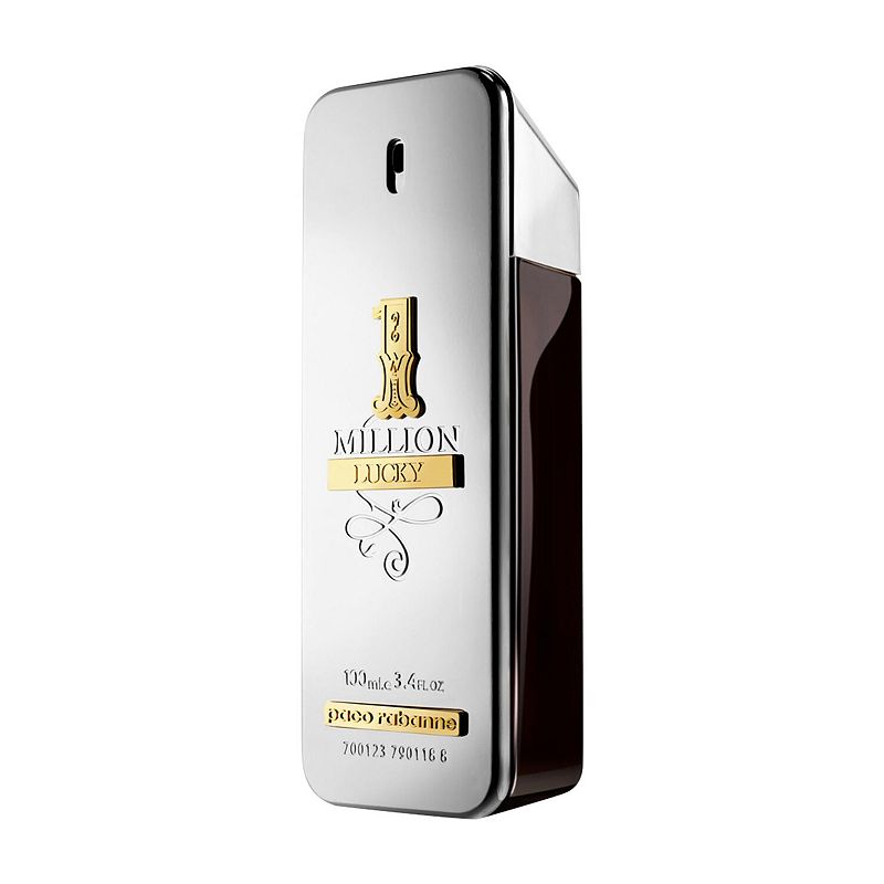 Rabanne 1 Million Lucky Eau de Toilette with Woody Cedar & Plum, Size: 3.4 FL Oz, 1millucky