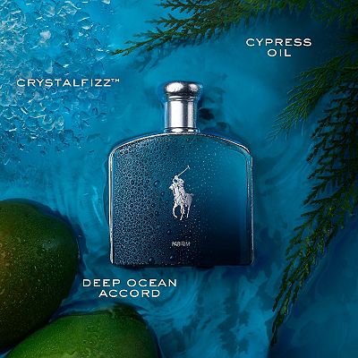 香水(男性用) Ralph Lauren Polo Deep Blue Parfum RALPH LAUREN POLO DEEP BLUE PARFUM SPRAY FOR MEN 4.2 Oz