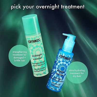 amika Midnight Mender Overnight Strength Repair Hair 