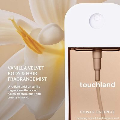Touchland Vanilla Velvet Power Essence Body & Hair Fragrance Mist