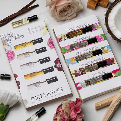 The 7 Virtues Peace Perfume Sampler Discovery Set