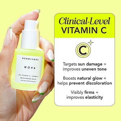 Herbivore Botanicals Nova 15% Vitamin C + Turmeric Brightening Serum