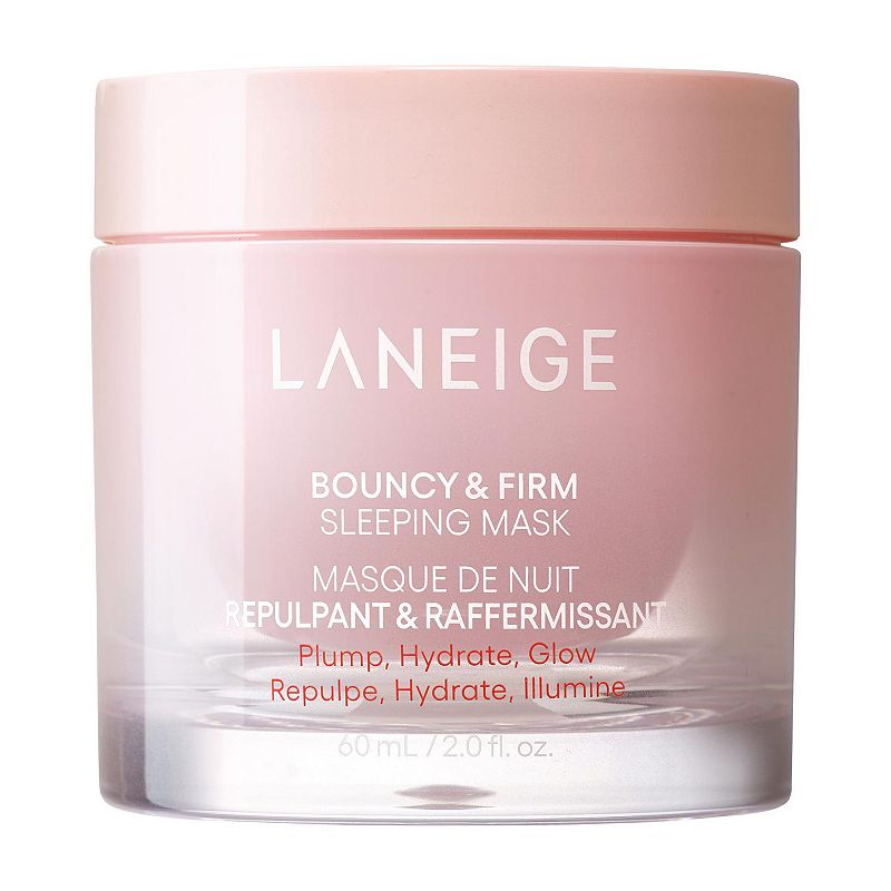 LANEIGE Bouncy + Firm Radiance Boosting Sleeping Mask with Peony Collagen Complex, Size: 2.03 Oz, None