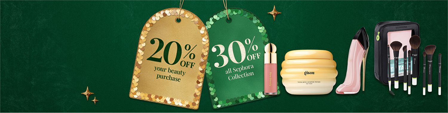 Beauty Insiders take 20% off beauty purchase, 30% off all Sephora Collection