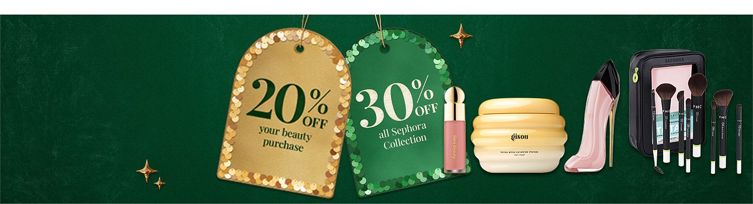 Beauty Insiders take 20% off beauty purchase, 30% off all Sephora Collection