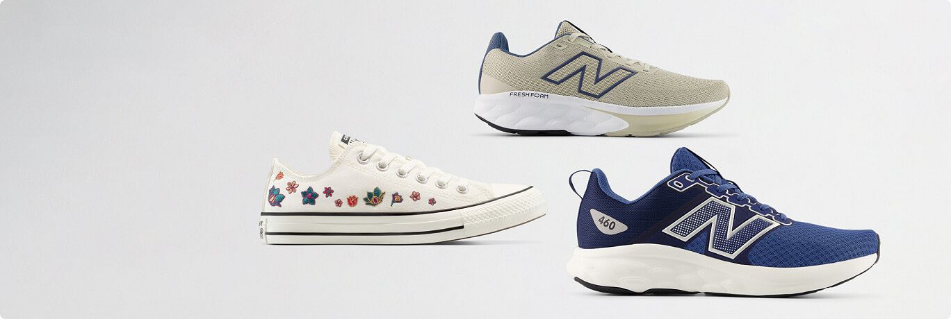 Save on Nike, Tek Gear, Under Armour, Converse, FLX, and adidas