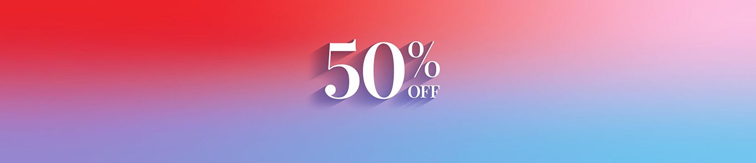 50% off select beauty