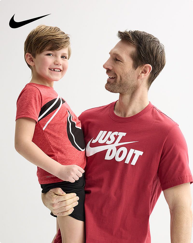 red nike t-shirts
