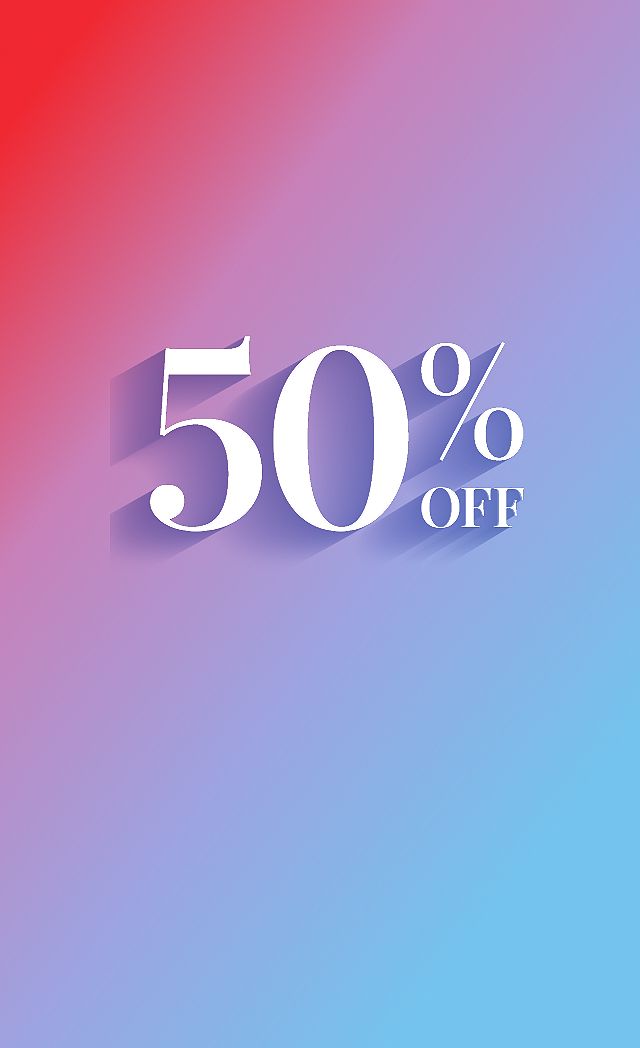 50% off