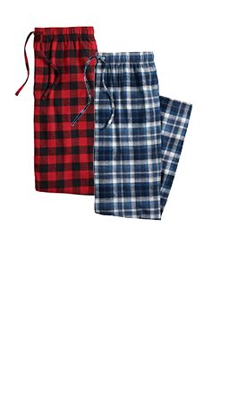 plaid flannel pajamas