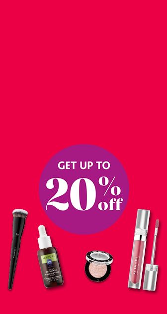 Get up to 20 percent off!