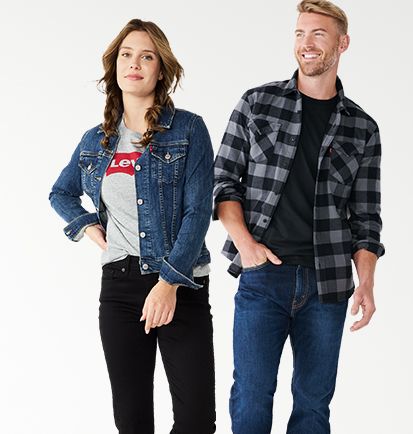 Levi's clothing and shoes