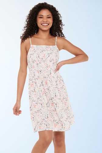 kohls white floral dress