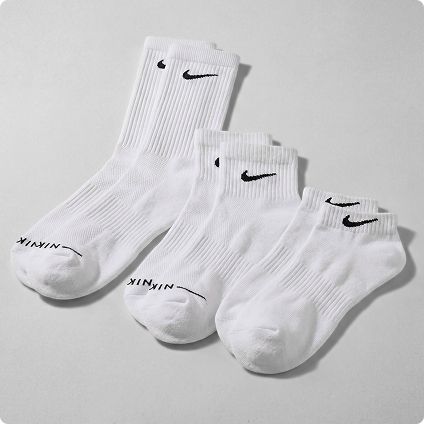 Nike socks.