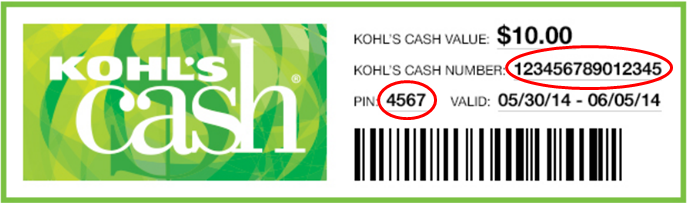 Kohl’s Cash Email