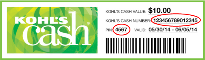 Kohl's Gift Card $50