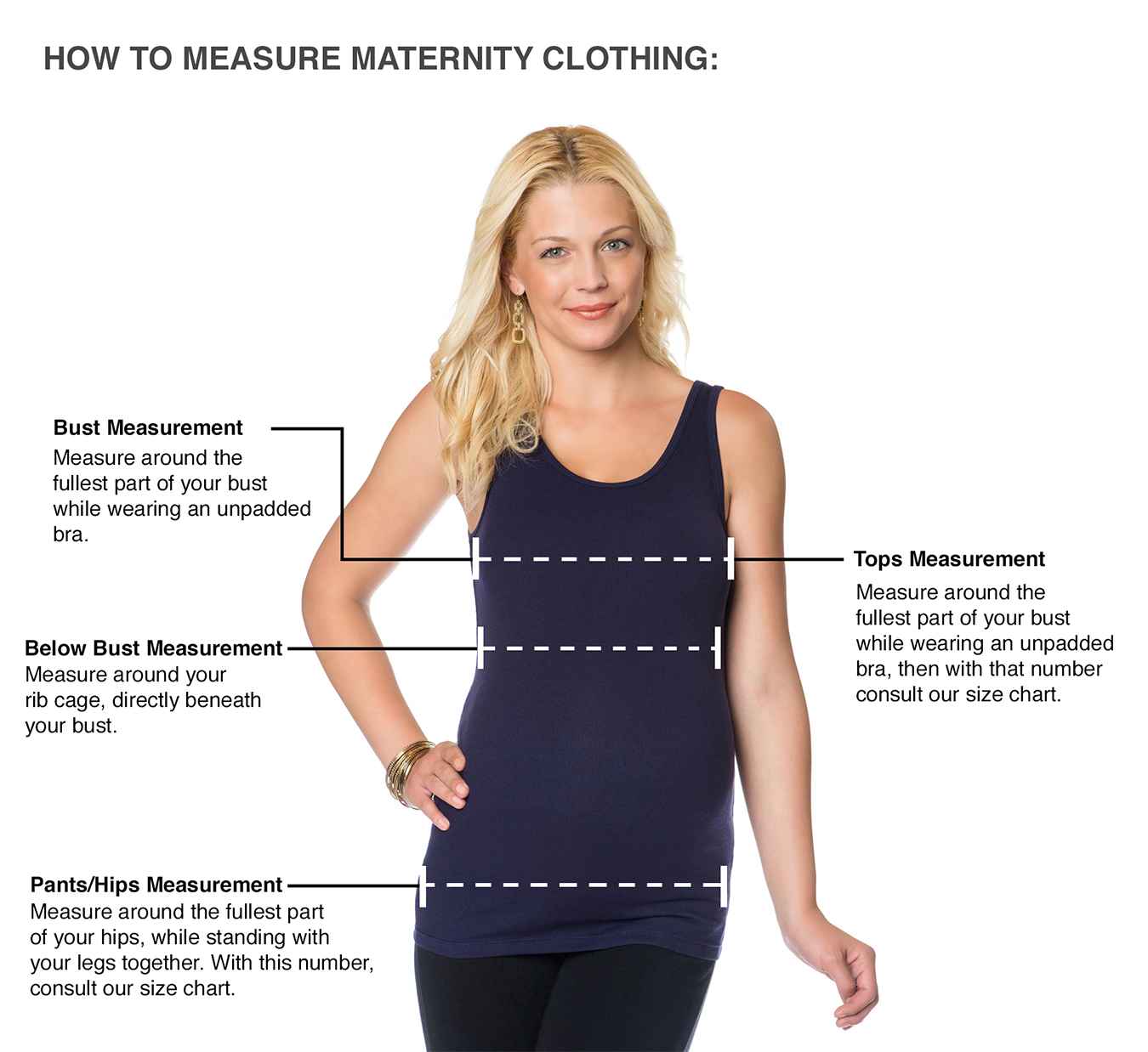 Pregnancy Measurements: How to Size Maternity Clothes | Kohl's